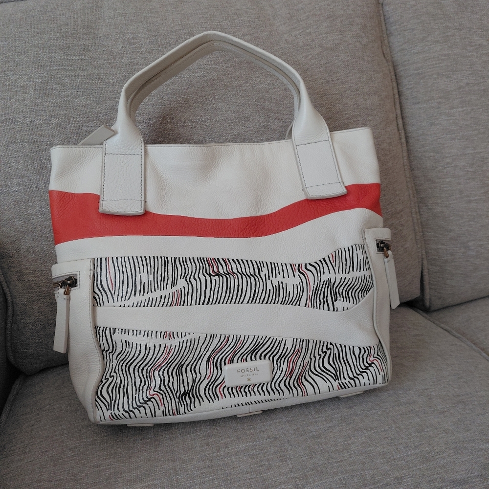 Fossil Emerson Leather Satchel Bag